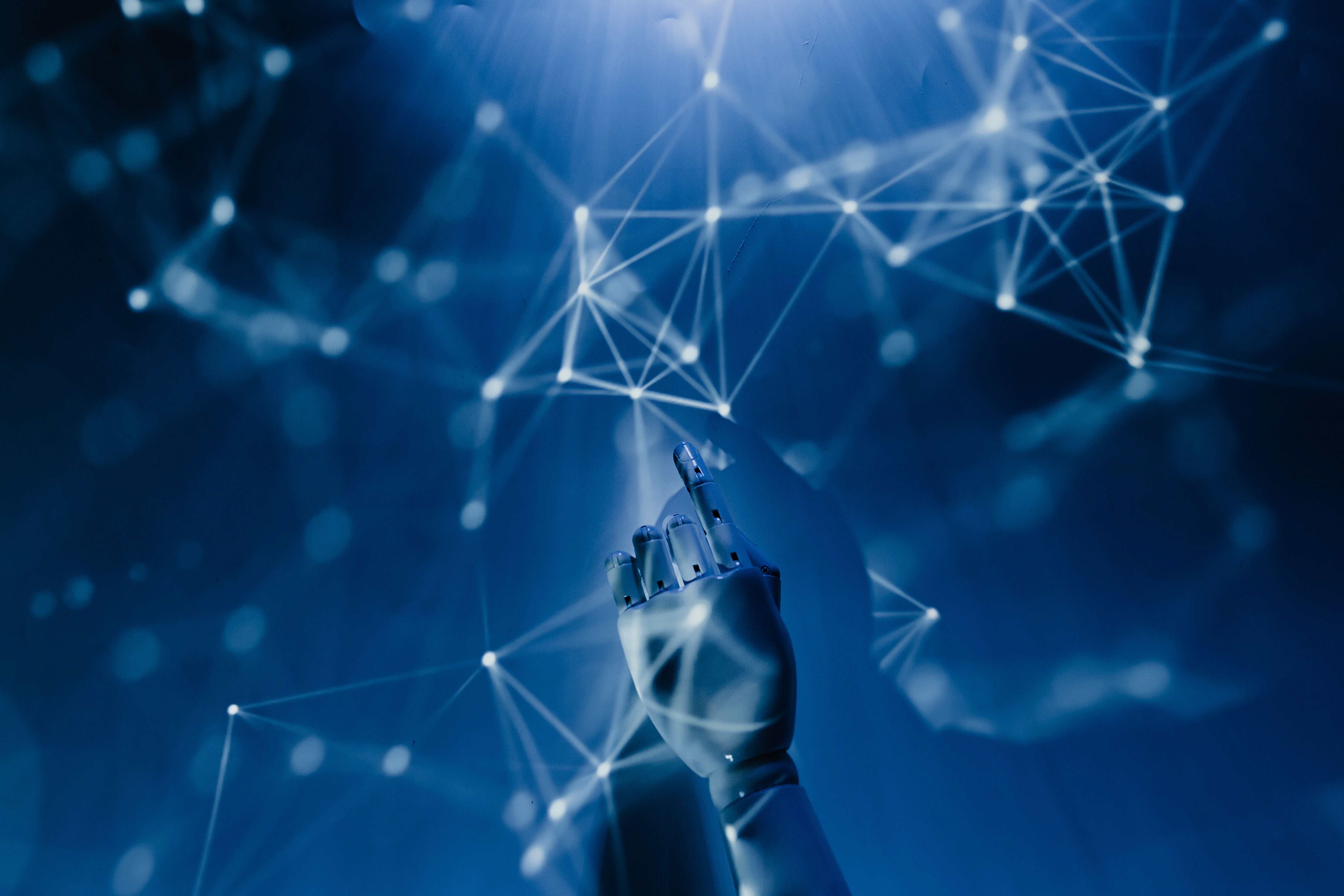 Network of interconnected points of light